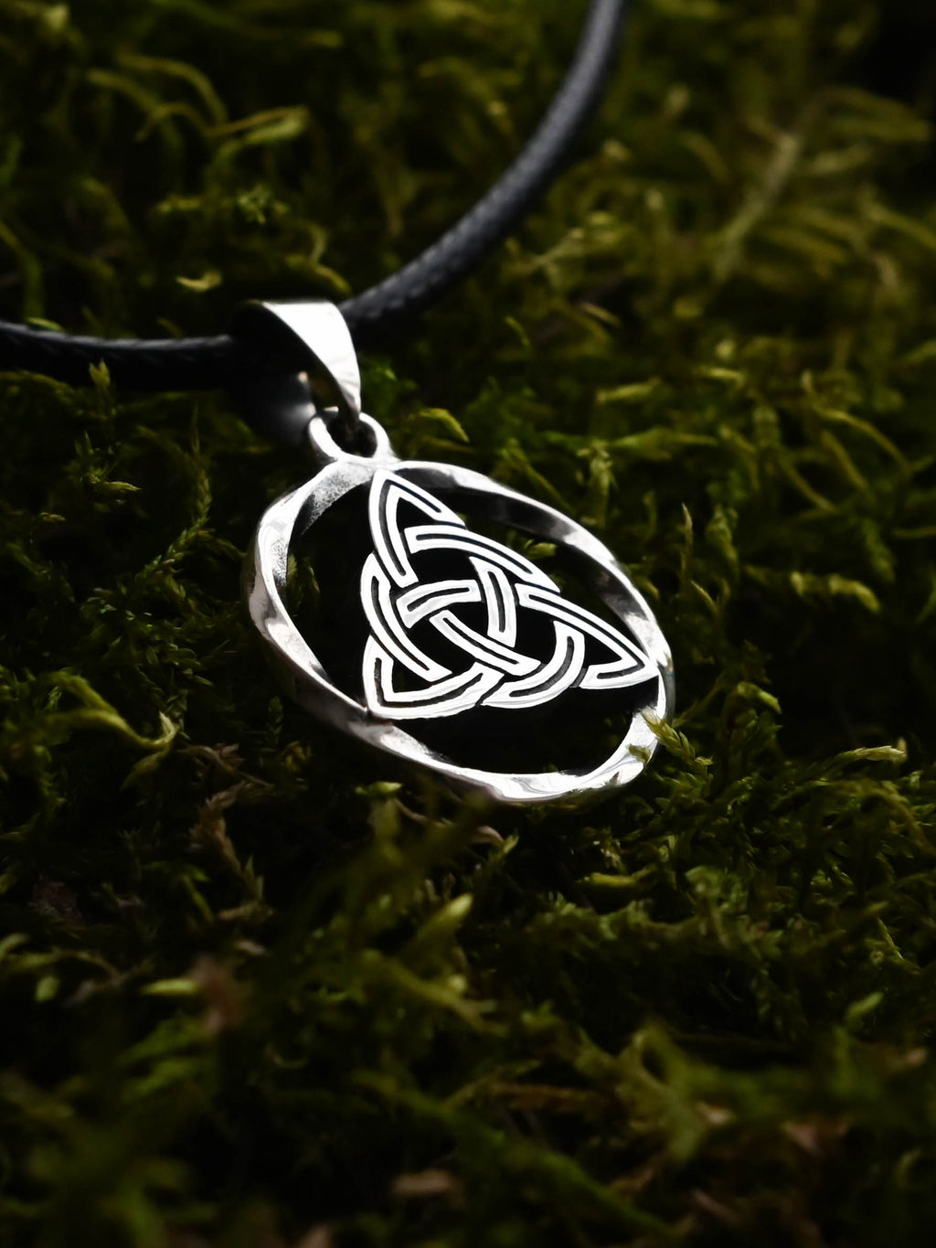 Celtic Knot Amulet in Twisted Sterling Silver 925 — Celtic, Viking & Norse Symbol Pendant