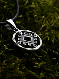 Thistle of Happiness (Repeynik) Amulet in Twisted Sterling Silver 925 — Slavic, Viking & Norse Symbol Pendant