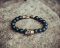 Serpentine Bracelet with Ragnar Lothbrok Bead and Clasp