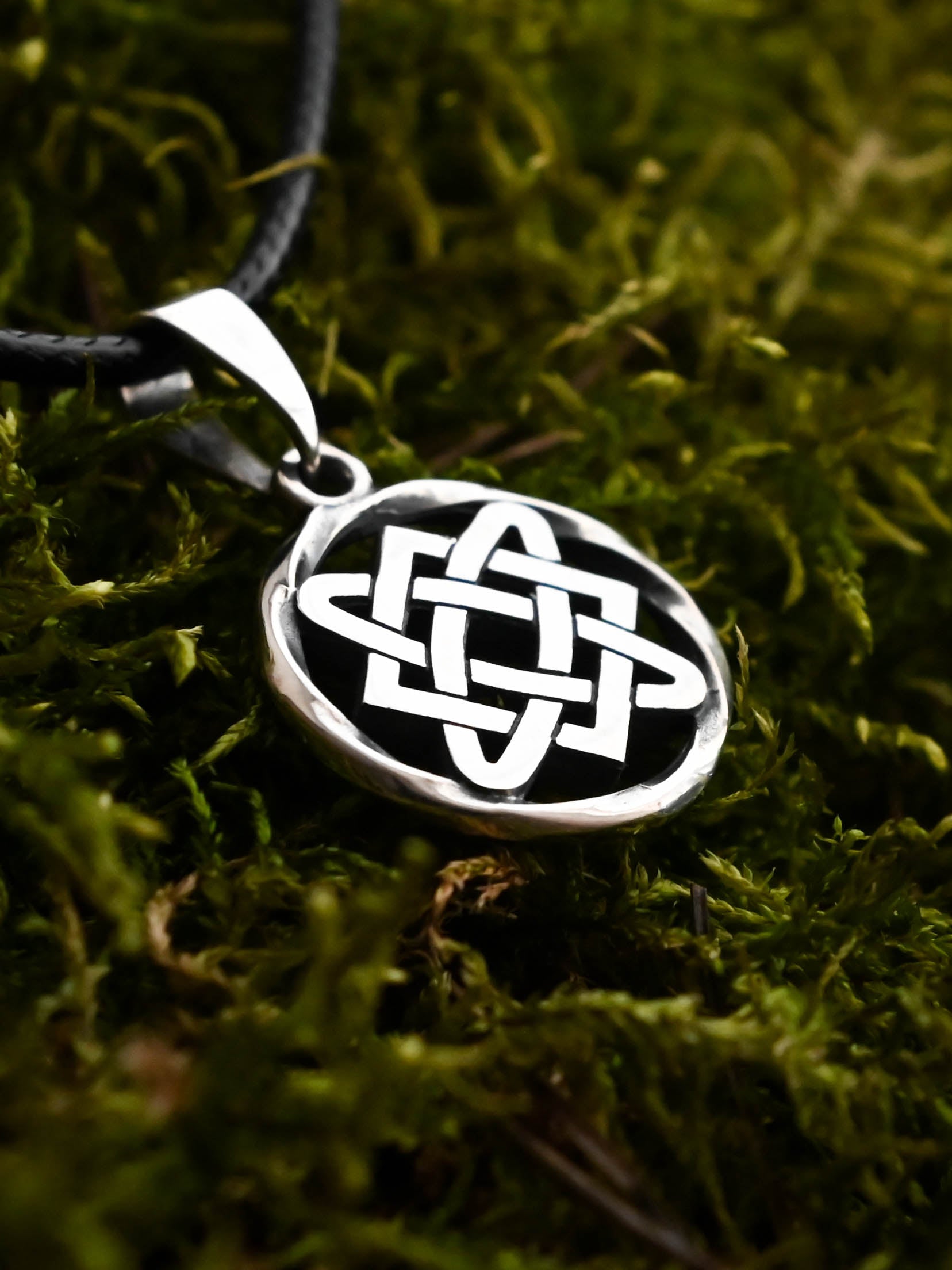 Star of Lada Amulet in Twisted Sterling Silver 925 — Slavic, Viking & Norse Symbol Pendant
