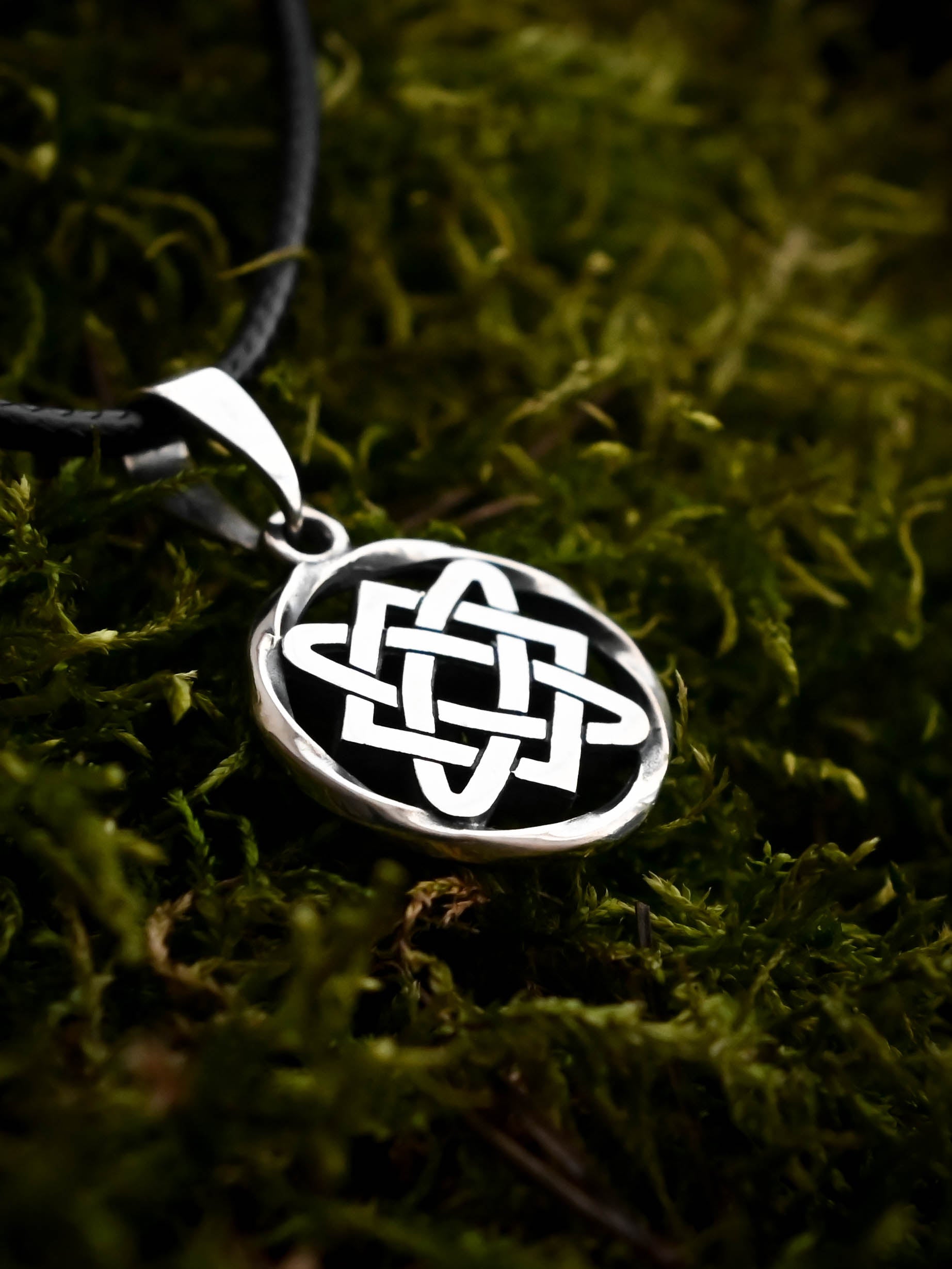 Star of Lada Amulet in Twisted Sterling Silver 925 — Slavic, Viking & Norse Symbol Pendant