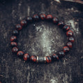 Ox Eye Stone Bracelet with Small Star of Rus Bead