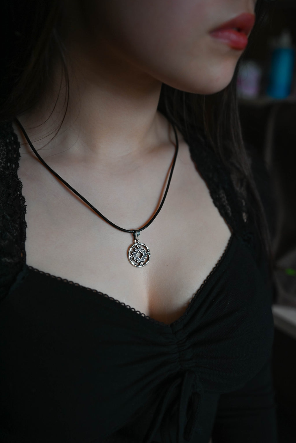 Thistle of Happiness (Repeynik) Amulet in Twisted Sterling Silver 925 — Slavic, Viking & Norse Symbol Pendant