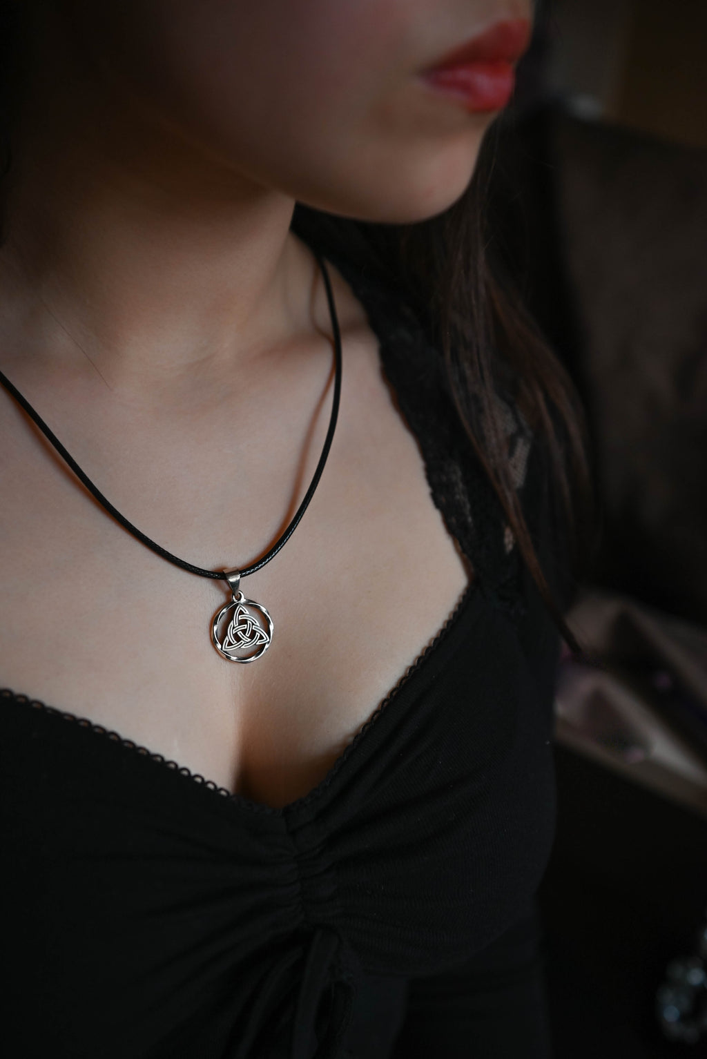Celtic Knot Amulet in Twisted Sterling Silver 925 — Celtic, Viking & Norse Symbol Pendant