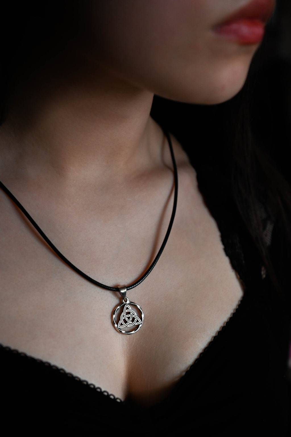 Celtic Knot Amulet in Twisted Sterling Silver 925 — Celtic, Viking & Norse Symbol Pendant