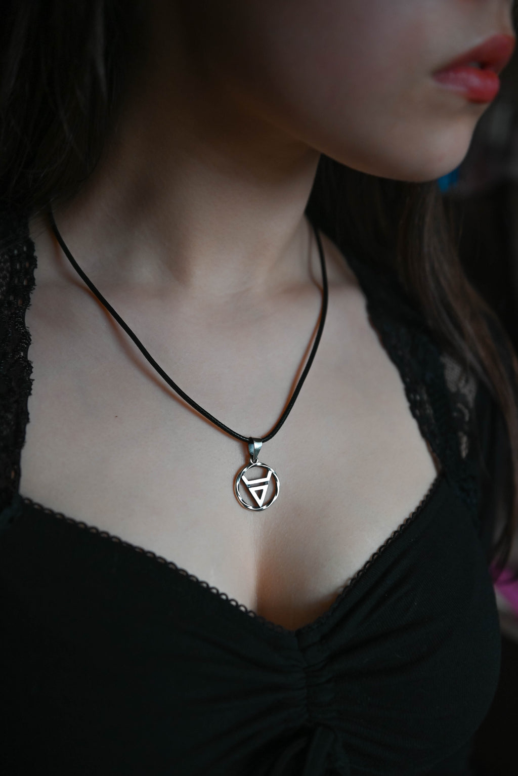 Symbol of Veles Amulet in Twisted Sterling Silver 925 — Slavic, Viking & Norse Symbol Pendant