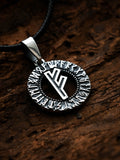 Fehu Rune Amulet, Elder Futhark, Sterling Silver 925 — Viking & Norse Symbol Pendant