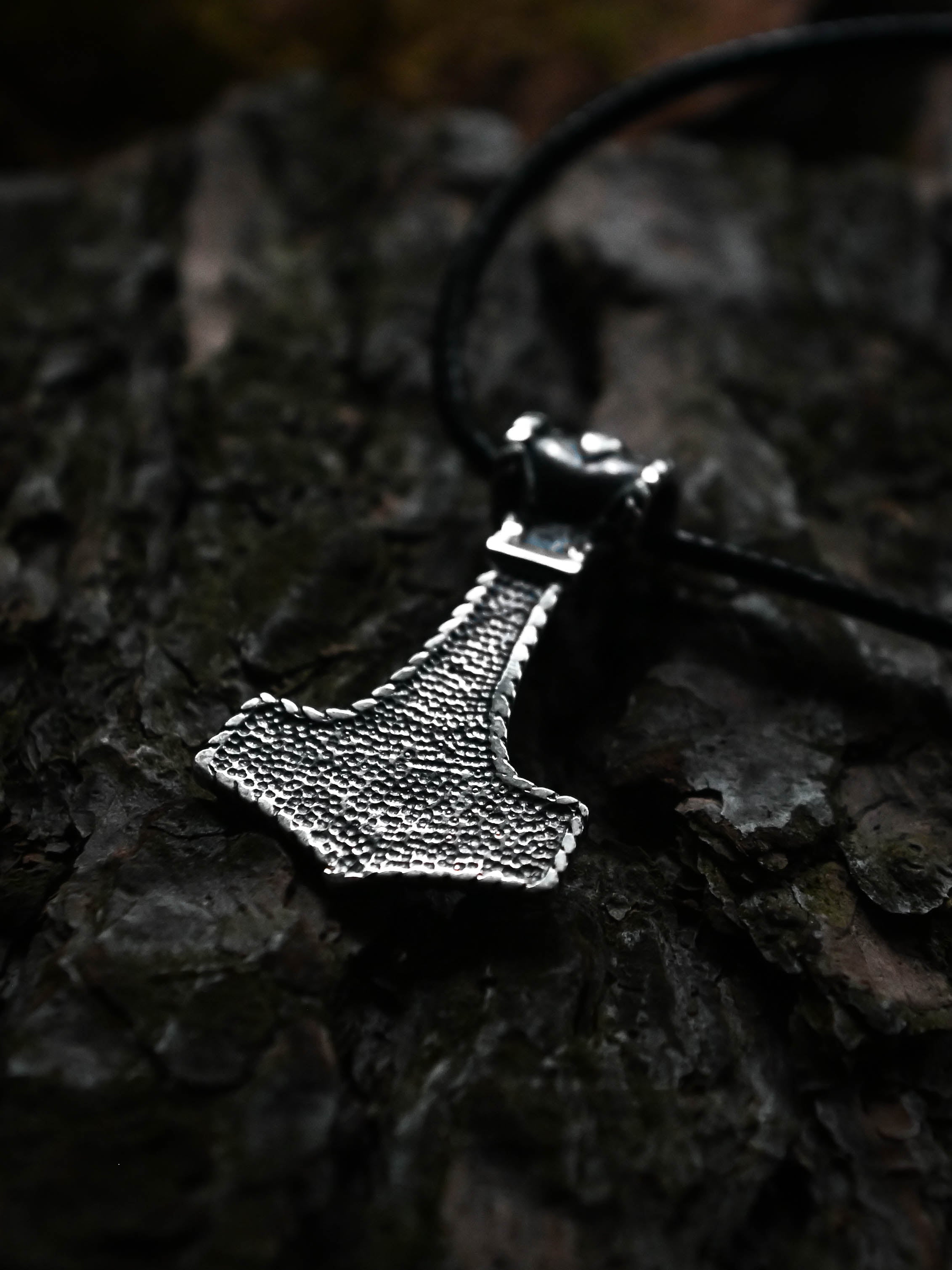 Thor's Hammer with Norse Knotwork, Sterling Silver 925 — Viking Symbol Pendant