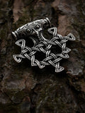 Thor's Hammer (Mjolnir) Replica, Sterling Silver 925 — Viking Symbol Pendant
