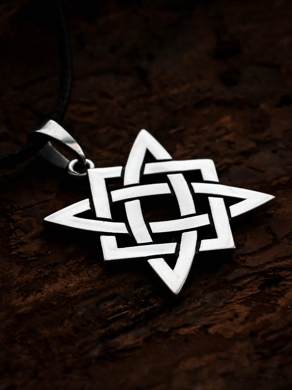 Star of Rus Amulet, Sterling Silver 925 — Slavic Symbol Pendant