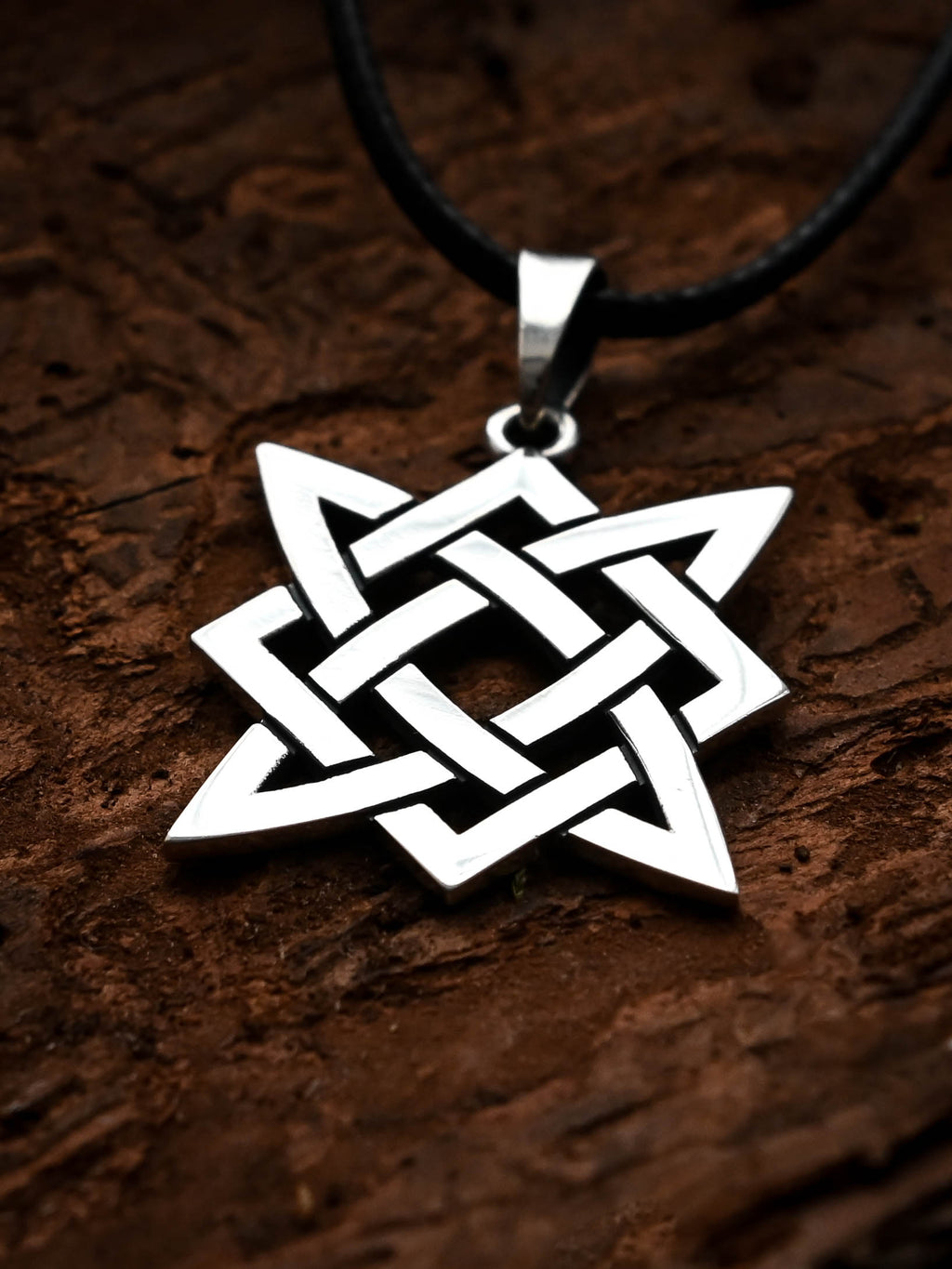 Star of Rus Amulet, Sterling Silver 925 — Slavic Symbol Pendant