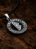 Berkano Rune Amulet, Elder Futhark, Sterling Silver 925 — Viking & Norse Symbol Pendant