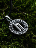 Uruz Rune Amulet, Elder Futhark, Sterling Silver 925 — Viking & Norse Symbol Pendant