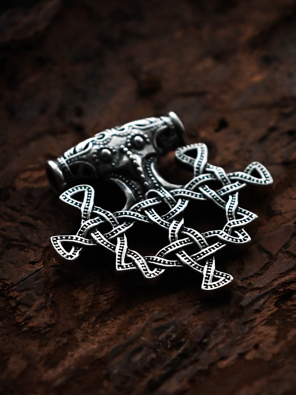 Thor's Hammer (Mjolnir) Replica, Sterling Silver 925 — Viking Symbol Pendant