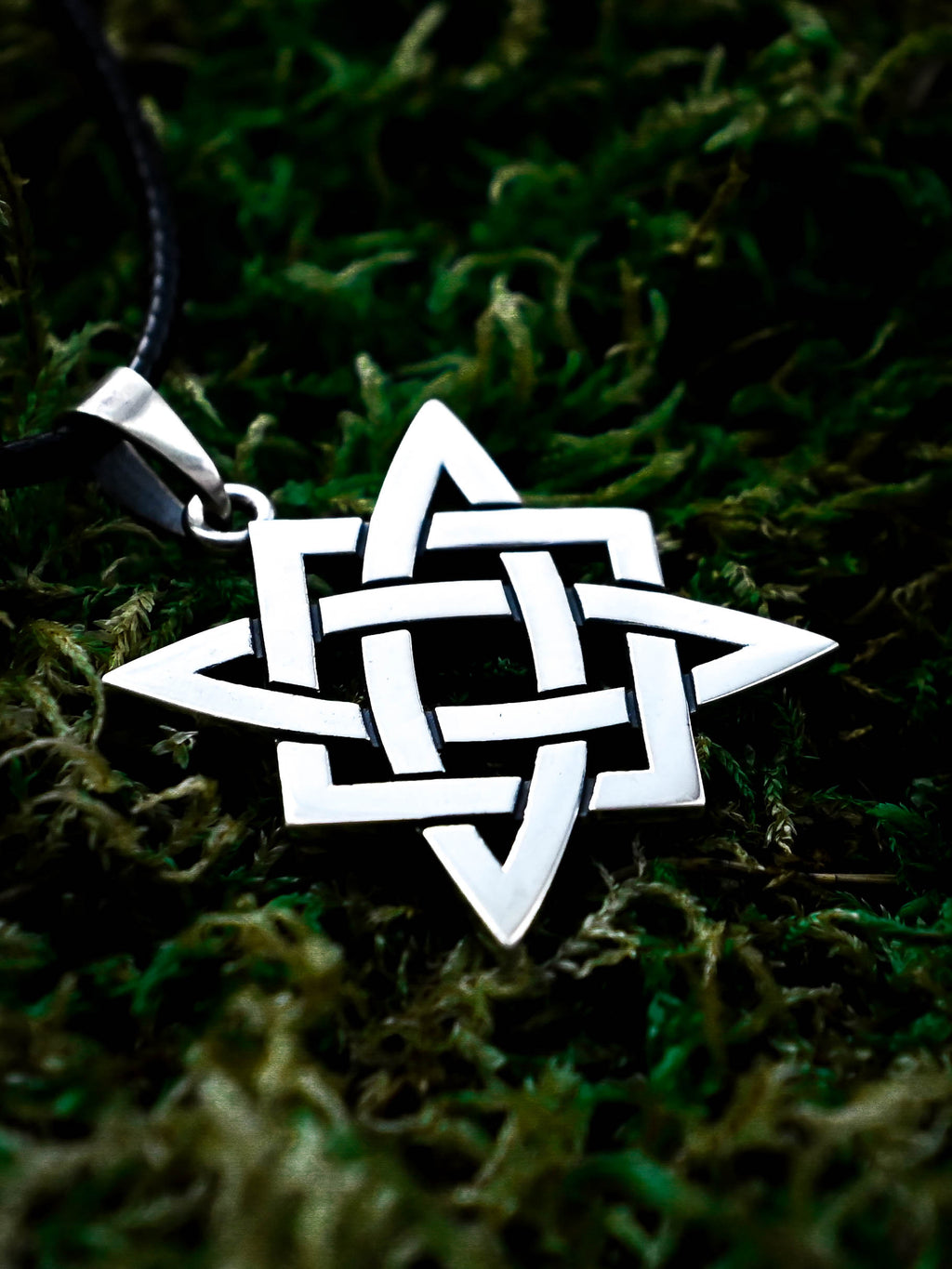 Star of Rus Amulet, Sterling Silver 925 — Slavic Symbol Pendant