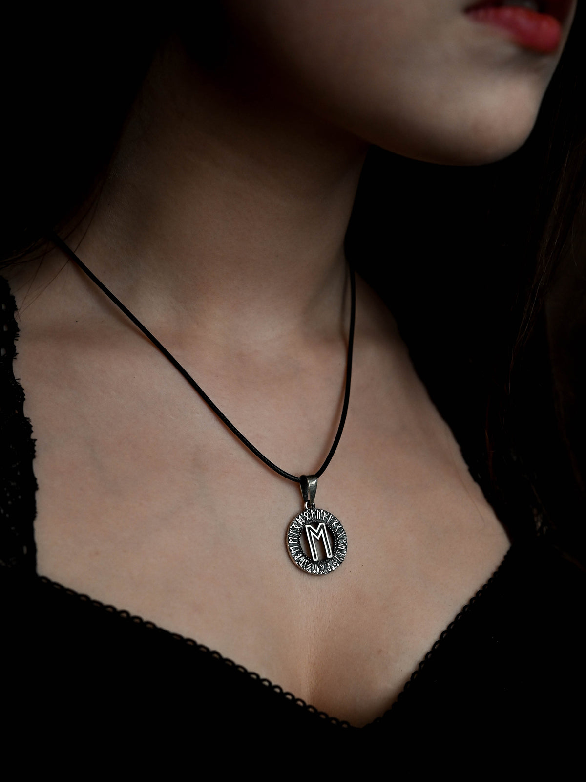 Ehwaz Rune Amulet, Elder Futhark, Sterling Silver 925 — Viking & Norse Symbol Pendant