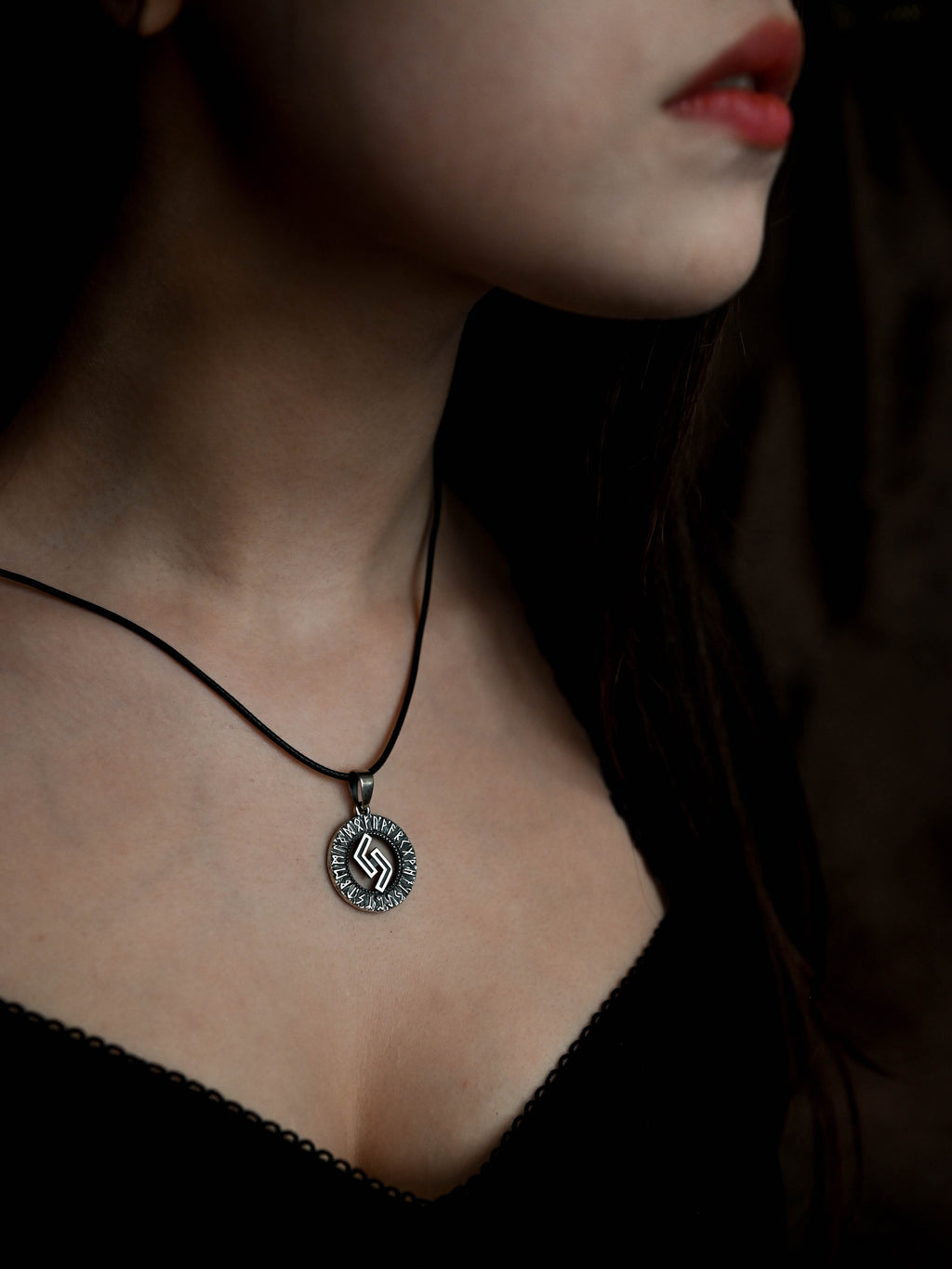 Jera Rune Amulet, Elder Futhark, Sterling Silver 925 — Viking & Norse Symbol Pendant