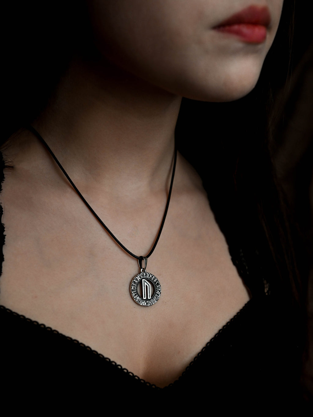 Uruz Rune Amulet, Elder Futhark, Sterling Silver 925 — Viking & Norse Symbol Pendant