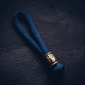 Algiz Rune Keychain, Bronze on Paracord Cord