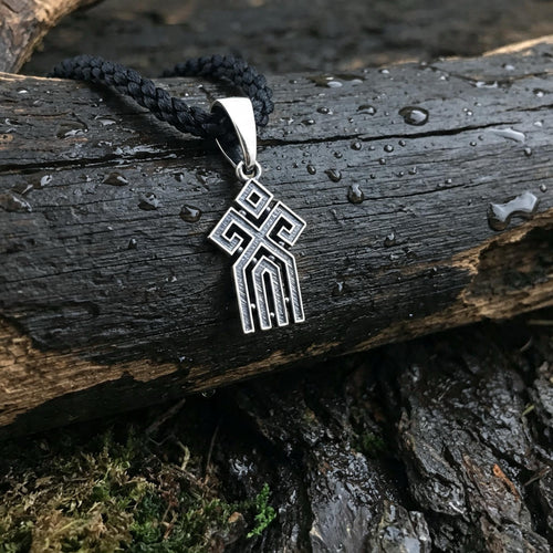 Chur Amulet, Sterling Silver 925 — Slavic Symbol Pendant