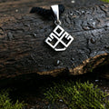 Lelnik Amulet, Sterling Silver 925 — Slavic Symbol Pendant
