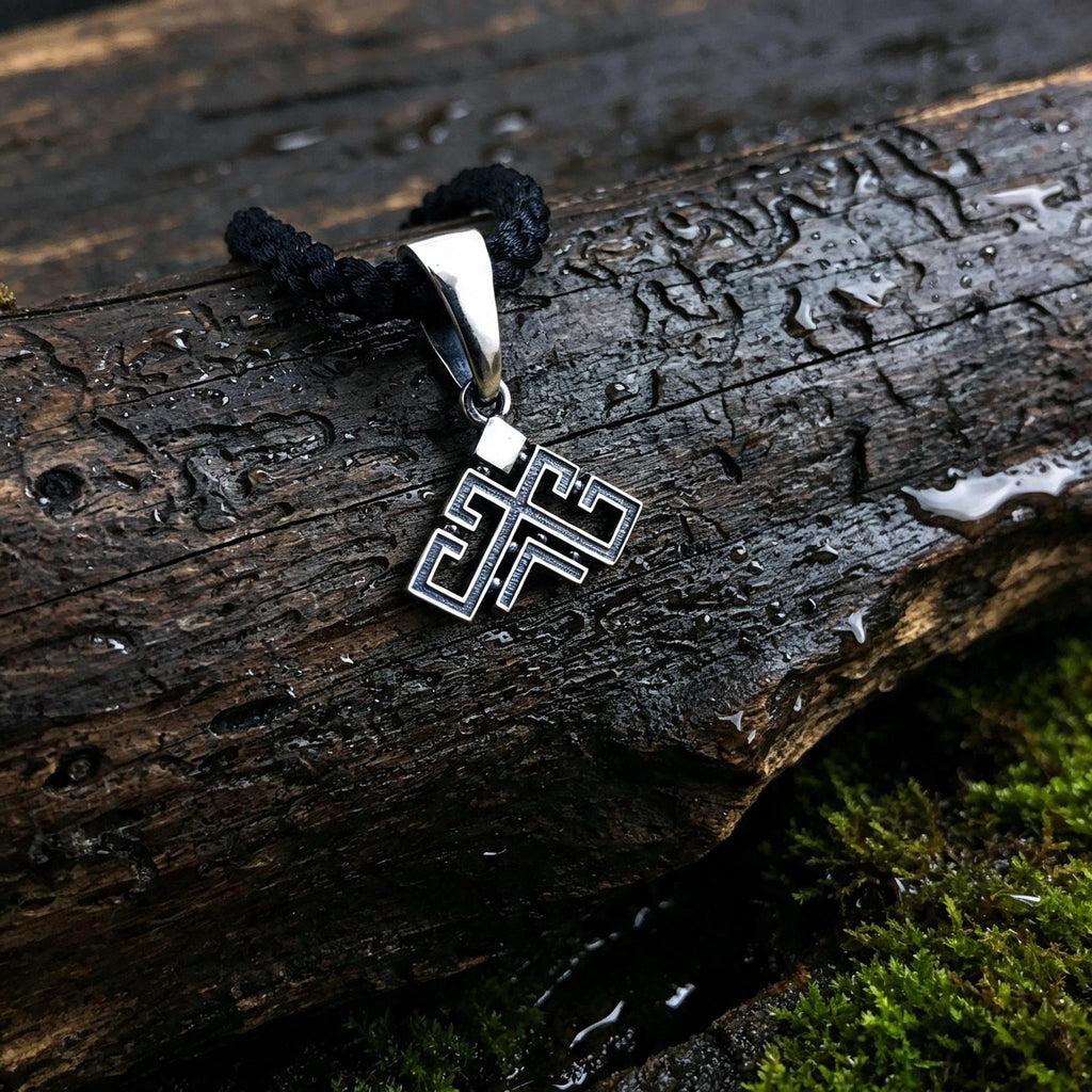 Rozhanitsa Amulet, Sterling Silver 925 — Slavic Symbol Pendant