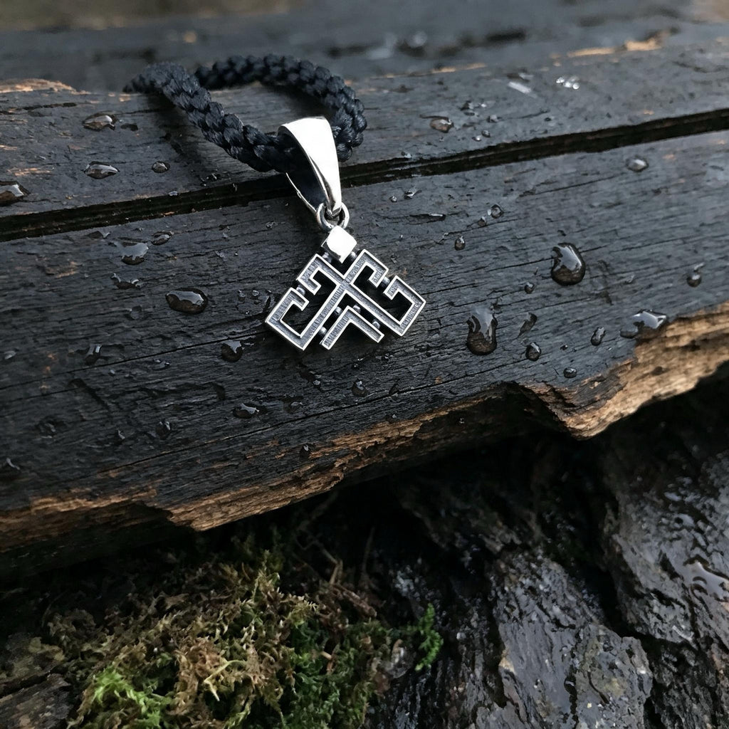 Rozhanitsa Amulet, Sterling Silver 925 — Slavic Symbol Pendant