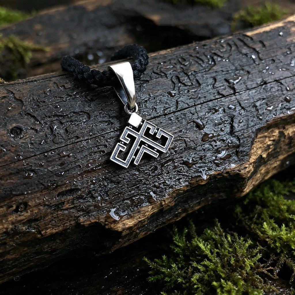 Rozhanitsa Amulet, Sterling Silver 925 — Slavic Symbol Pendant