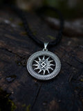 Ingwaz Rune Amulet in Wheat Ears, Sterling Silver 925 — Pendant