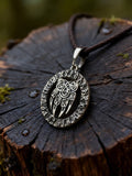 Wolf Paw Amulet in Futhark, Sterling Silver 925 — Viking Pendant