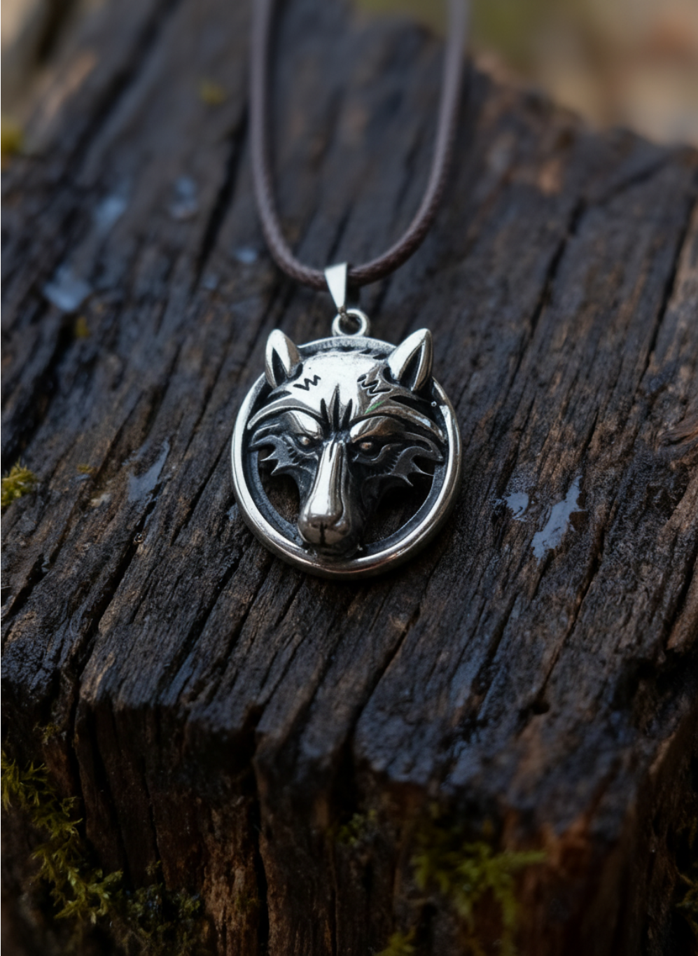 Wolf Amulet, Sterling Silver 925 — Pendant