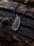 Feather Amulet, Sterling Silver 925 — Pendant