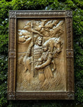 Rus Native (Rus Iskonnaya) Wooden Wall Panel — Hand-Carved Wood Art